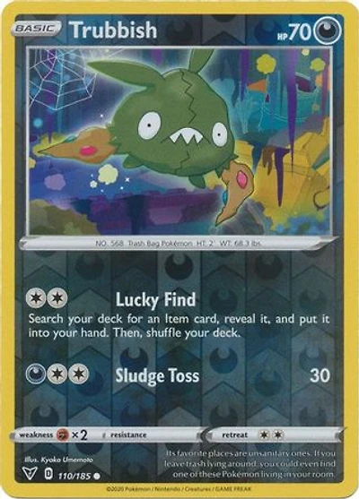 Trubbish - 110/185 - Common - Reverse Holo