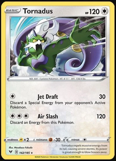 Tornadus - 142/185 - Holo Rare