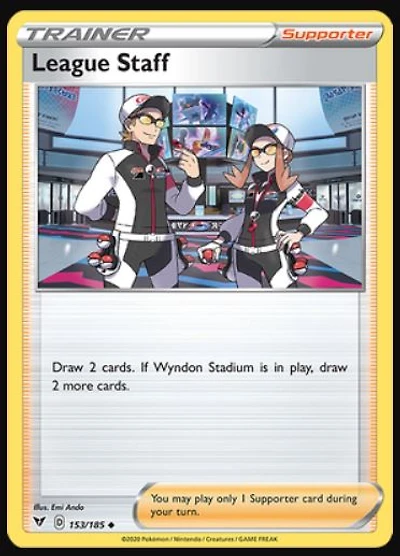 League Staff - 153/185 - Uncommon