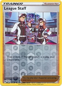 League Staff - 153/185 - Uncommon - Reverse Holo