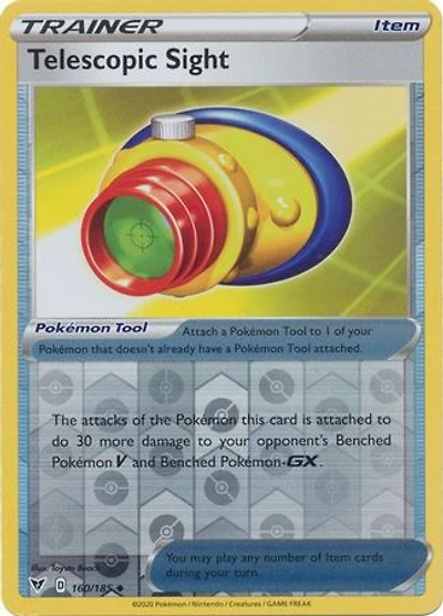 Telescopic Sight - 160/185 - Uncommon - Reverse Holo