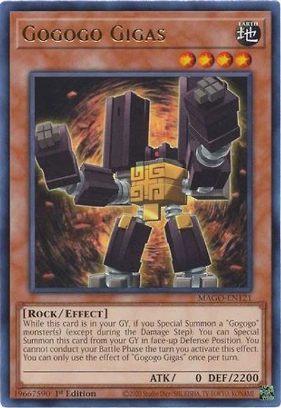 Gogogo Gigas - MAGO-EN121 - Rare - 1st Edition