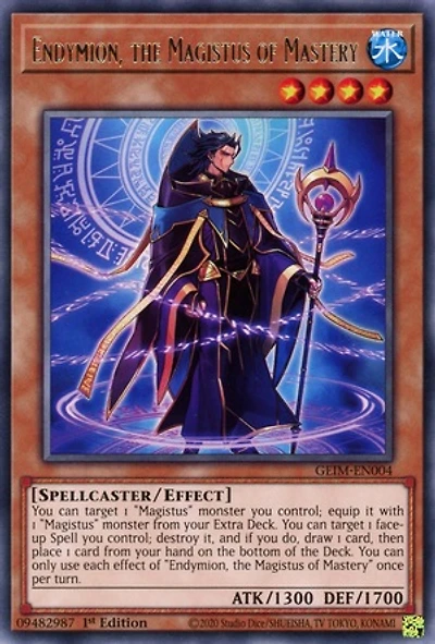 Endymion, the Magistus of Mastery - GEIM-EN004 - Rare - 1st Edition