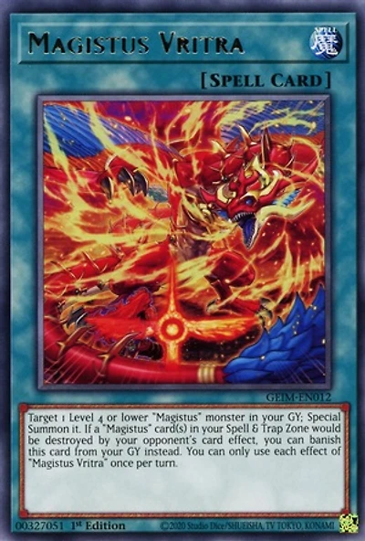 Magistus Vritra - GEIM-EN012 - Rare - 1st Edition