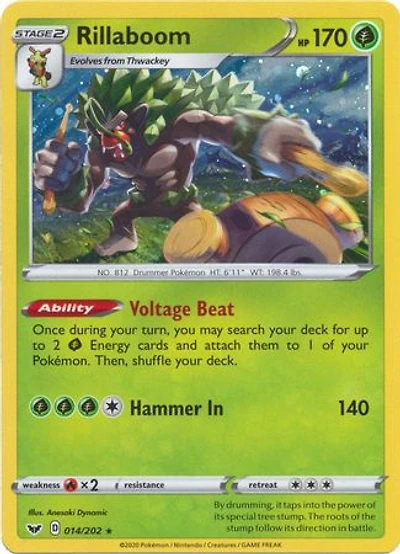 Rillaboom - 014/202 - Holo Promo