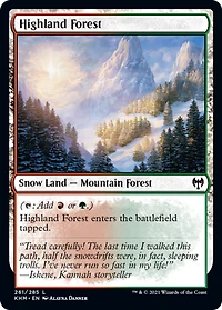 Highland Forest - Foil