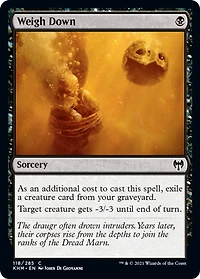 Weigh Down - Foil