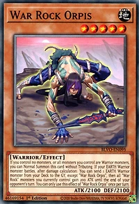War Rock Orpis - BLVO-EN095 - Common - 1st Edition
