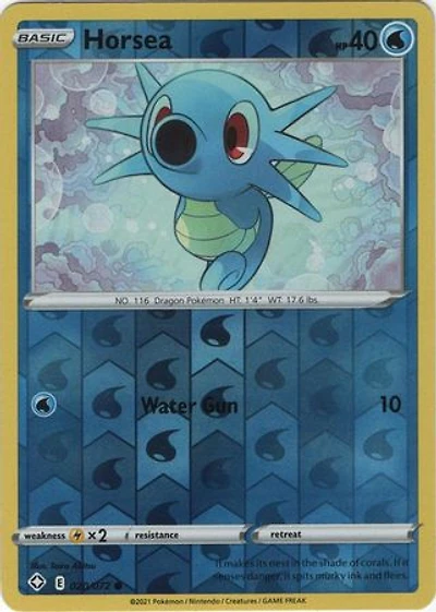 Horsea - 020/072 - Common - Reverse Holo