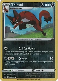 Thievul - 048/072 - Holo Rare - Reverse Holo