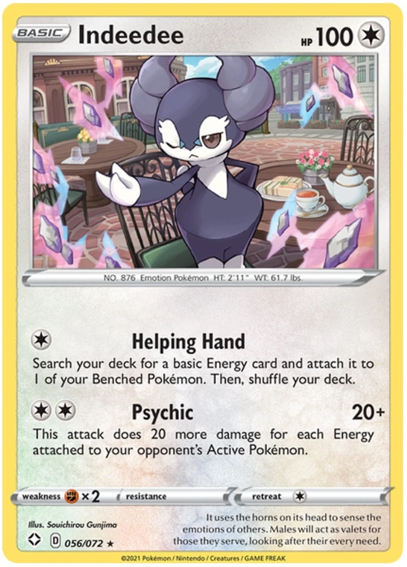 Indeedee - 056/072 - Holo Rare