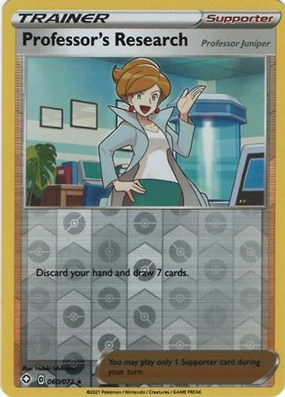Professor's Research - 060/072 - Rare - Reverse Holo
