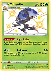 Orbeetle - SV009/SV122 - Shiny Holo Rare