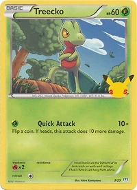 Treecko - 3/25 - McDonald's 25th Anniversary Promo