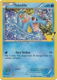 Totodile - 18/25 - Holo - McDonald's 25th Anniversary Promo