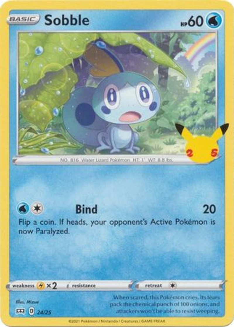 Sobble - 24/25 - McDonald's 25th Anniversary Promo