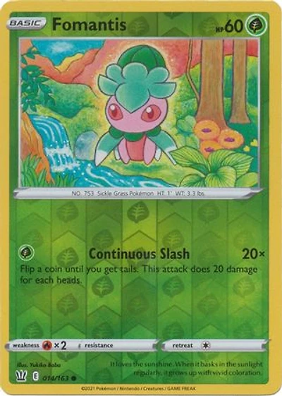 Fomantis - 014/163 - Common - Reverse Holo