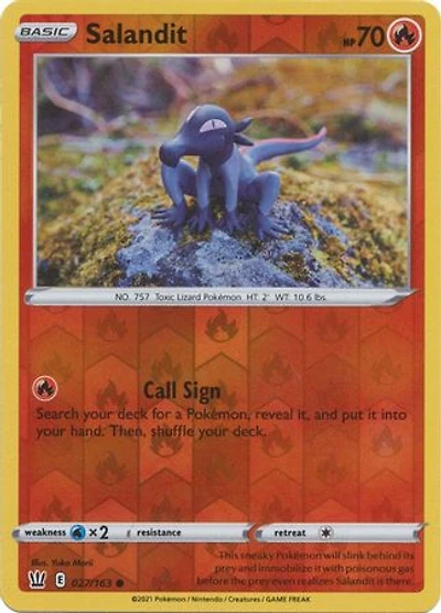 Salandit - 027/163 Common Reverse Holo