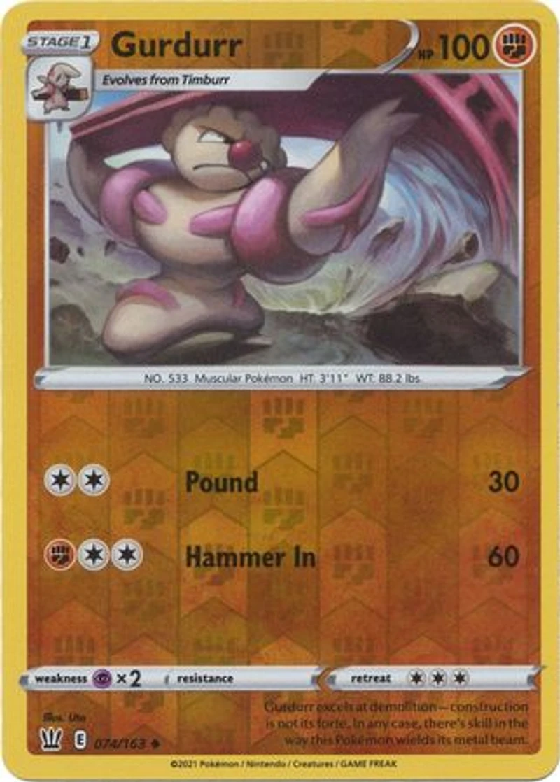 Gurdurr - 074/163 Uncommon Reverse Holo