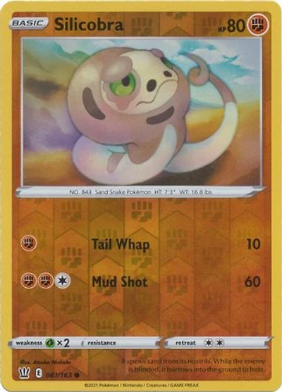 Silicobra - 081/163 - Common - Reverse Holo