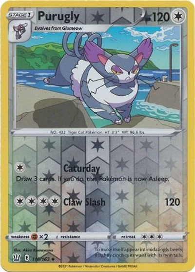 Purugly - 116/163 - Uncommon - Reverse Holo