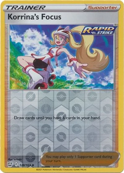 Korrina's Focus - 128/163 - Uncommon - Reverse Holo