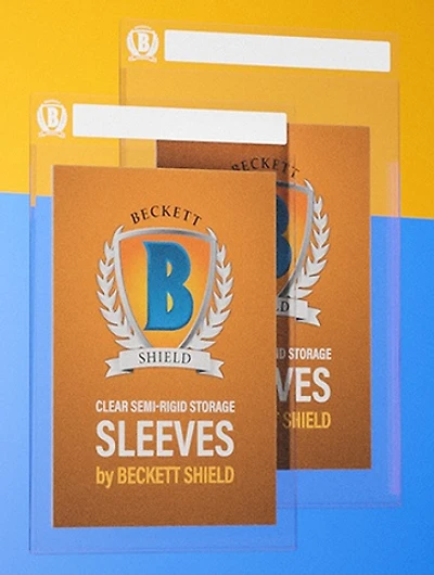 Beckett Shield Card Sleeves - Semi-rigid Storage - Thick (50ct)