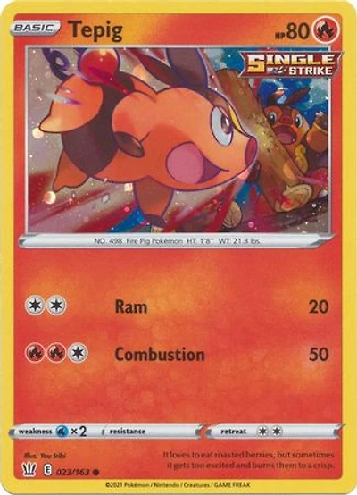 Tepig - 023/163 - Cosmos Holo Promo