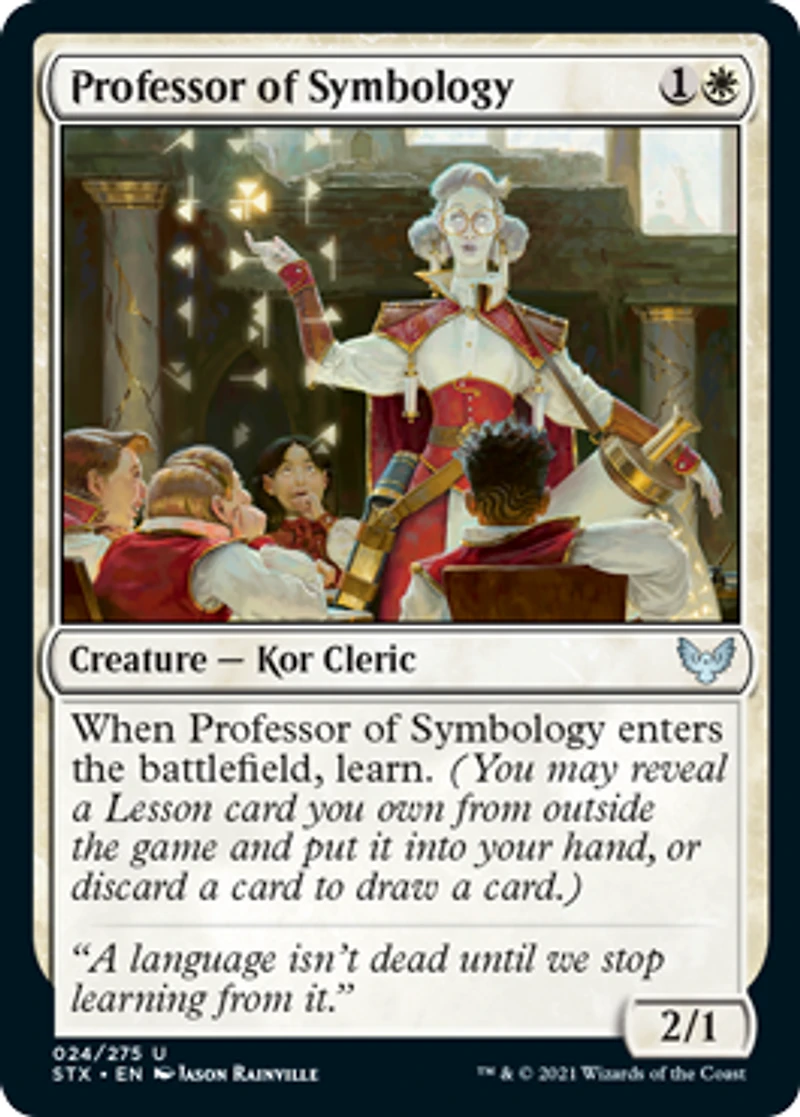 Professor of Symbology - Foil