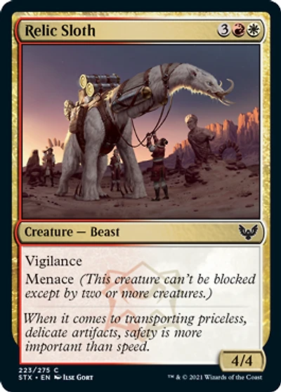 Relic Sloth - Foil