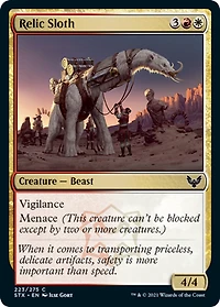 Relic Sloth - Foil