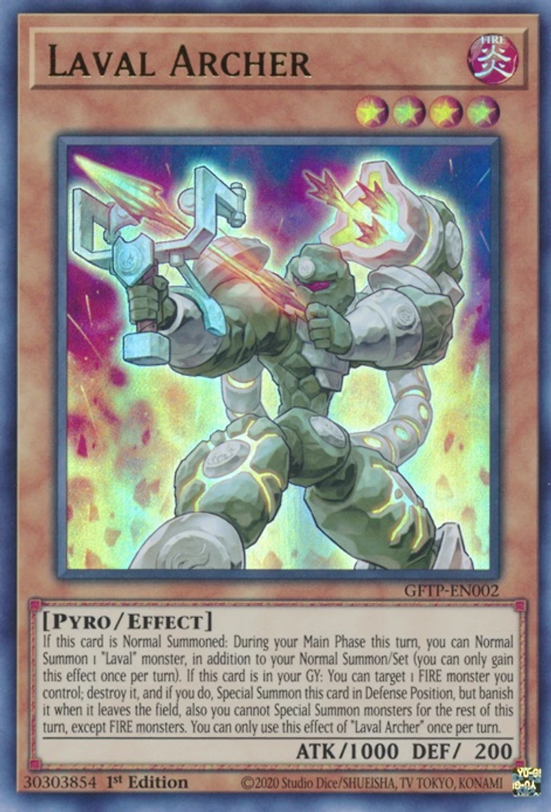 Laval Archer - GFTP-EN002 - Ultra Rare - 1st Edition