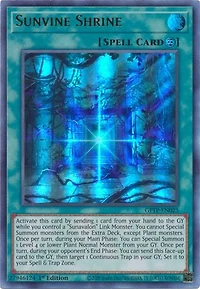 Sunvine Shrine - GFTP-EN025 - Ultra Rare - 1st Edition