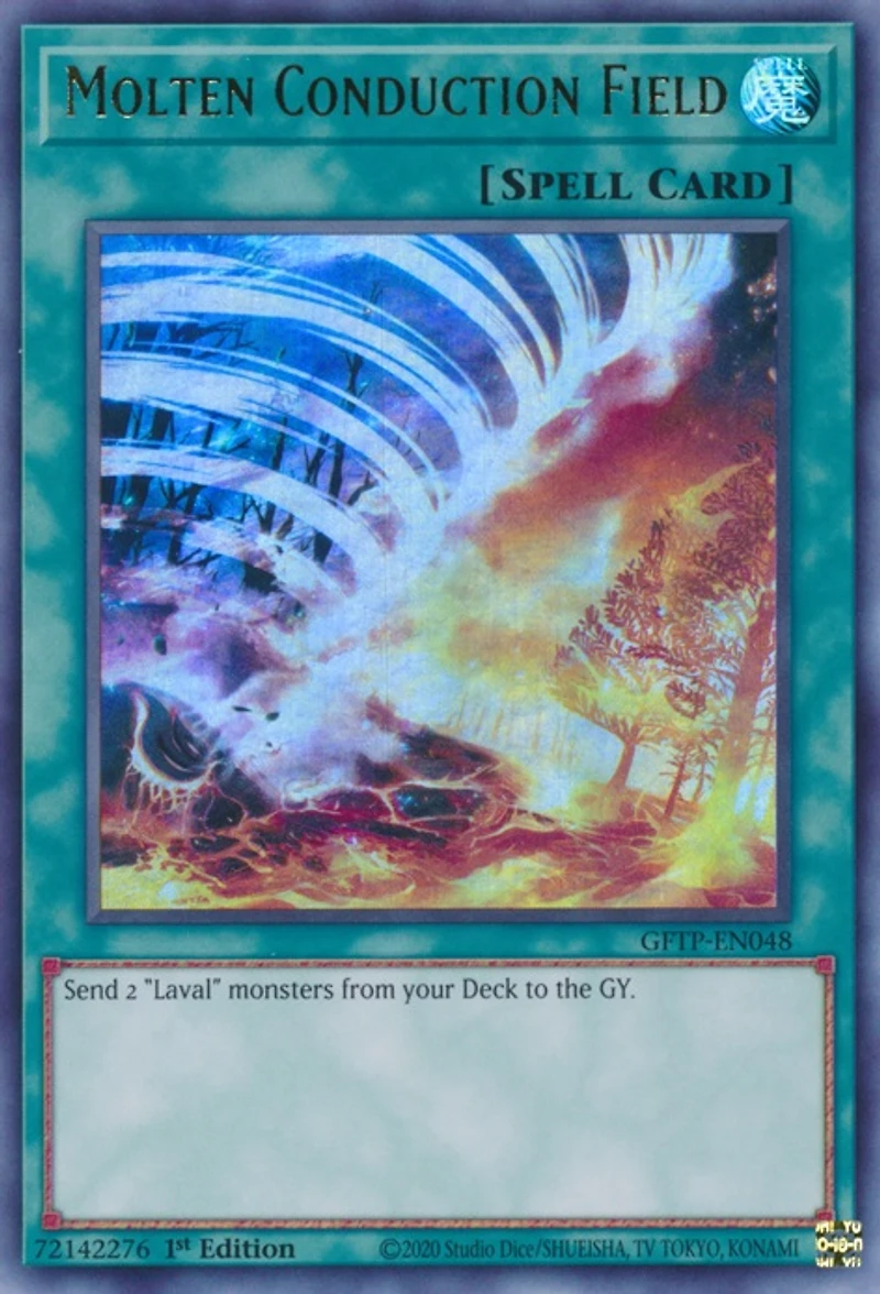 Molten Conduction Field - GFTP-EN048 Ultra Rare 1st Edition