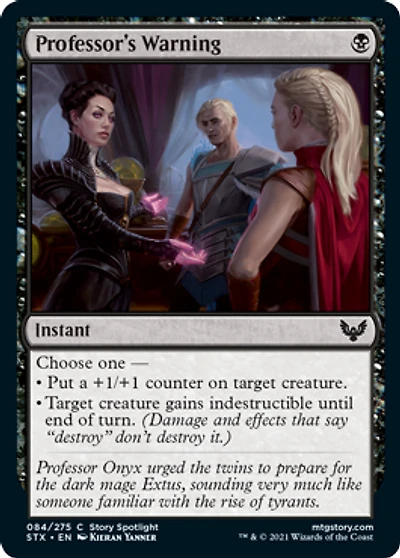 Professor's Warning - Foil