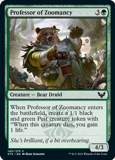 Professor of Zoomancy - Foil