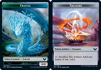 Fractal Token // Treasure - Foil