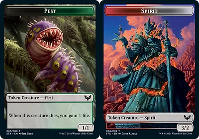 Pest Token // Spirit Token - Foil