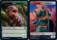 Pest Token // Spirit Token - Foil
