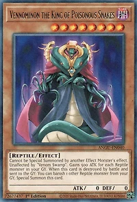 Vennominon the King of Poisonous Snakes - ANGU-EN040 - Rare - 1st Edition