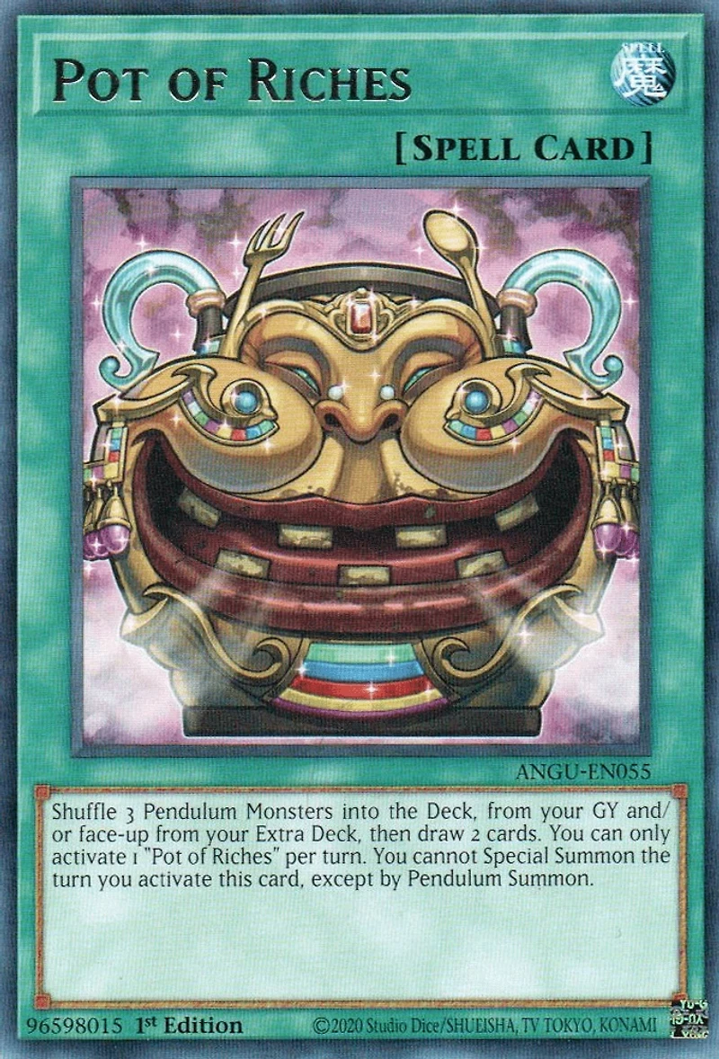 Pot of Riches - ANGU-EN055 - Rare - 1st Edition