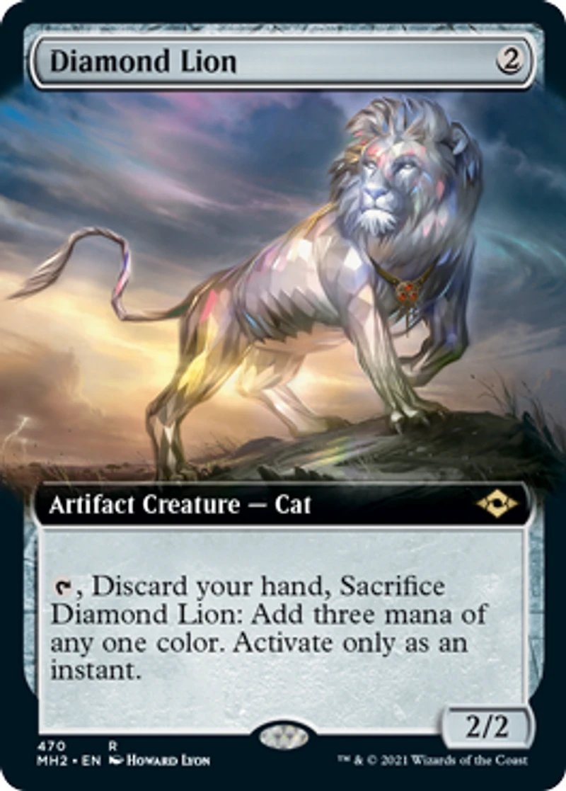 Diamond Lion - Foil - Extended Art
