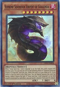 Supreme Sovereign Serpent of Golgonda - LIOV-EN004 - Super Rare - 1st Edition