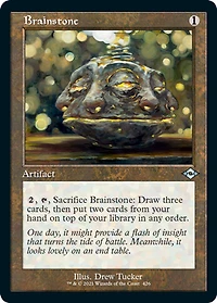 Brainstone - Foil Etched - Retro Frame