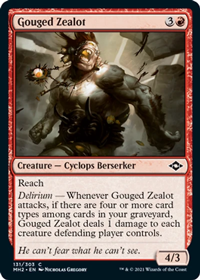 Gouged Zealot - Foil
