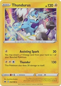 Thundurus - 052/198 - Holo Rare