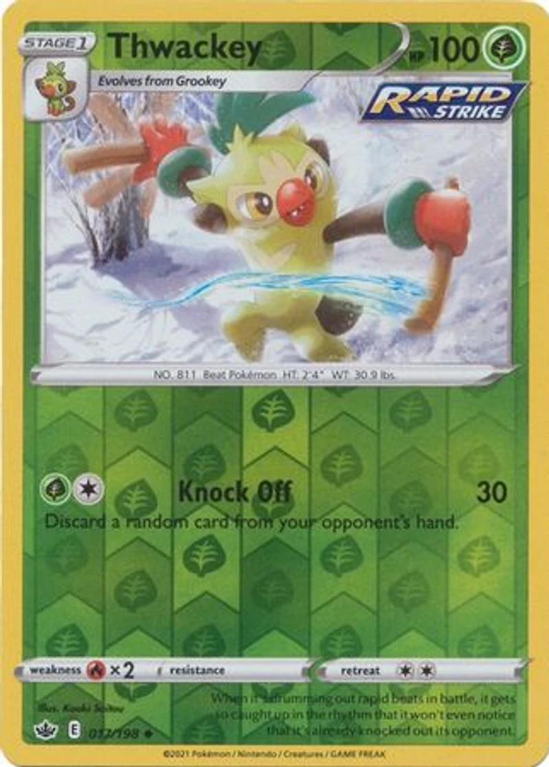 Thwackey - 017/198 - Uncommon - Reverse Holo