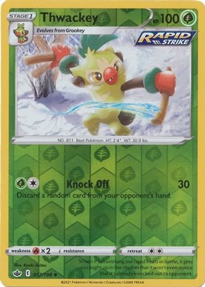 Thwackey - 017/198 - Uncommon - Reverse Holo