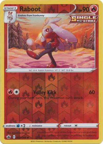 Raboot - 027/198 - Uncommon - Reverse Holo