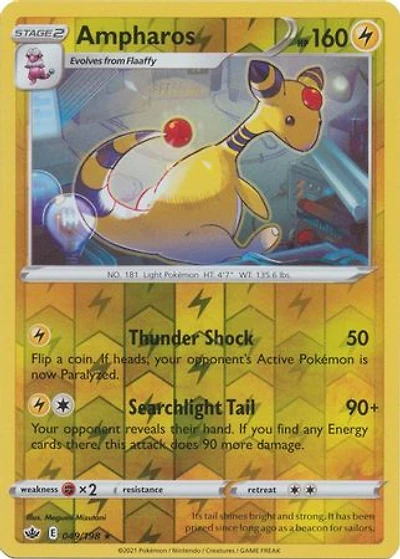 Ampharos - 049/198 - Rare - Reverse Holo
